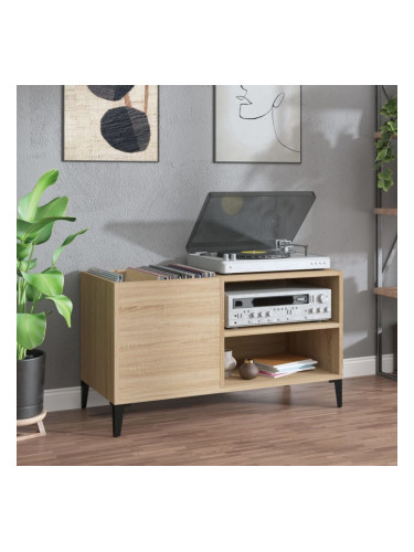 Sonata H Шкаф за винилови плочи сонома дъб 84,5x38x48 см инженерно дърво