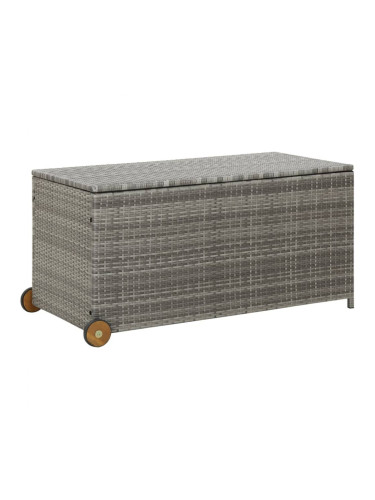 Sonata H Градинска кутия за съхранение светлосива 120x65x61 см полиратан