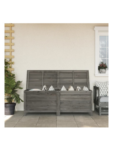 Sonata H Градинска ракла антрацит 150x50x56,5 см чам масив