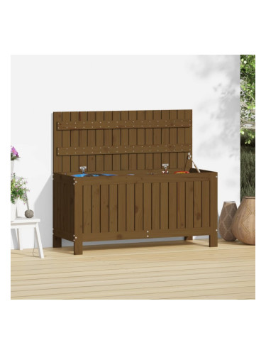 Sonata H Кутия за съхранение, меденокафява, 108x42,5x54 см, бор масив