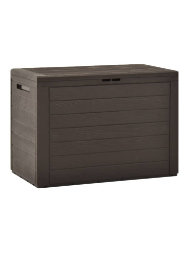 Sonata H Градински сандък за съхранение, кафяв, 78x44x55 см