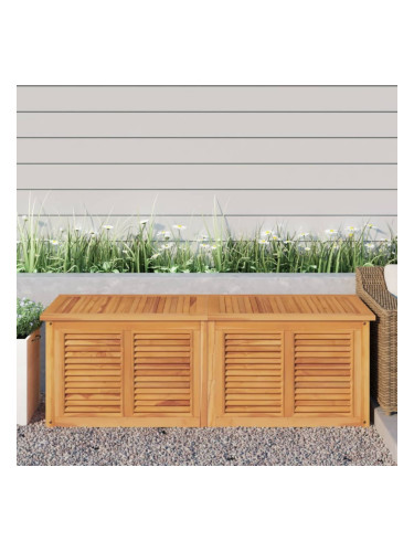 Sonata H Градинска кутия за съхранение с чанта, 150x50x53 см, тик масив