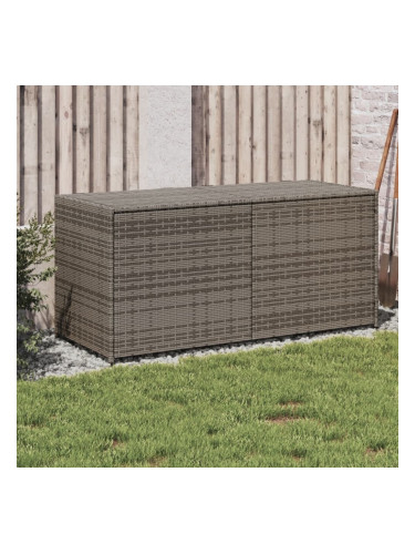 Sonata H Градински сандък за съхранение, сив, 283 л, полиратан