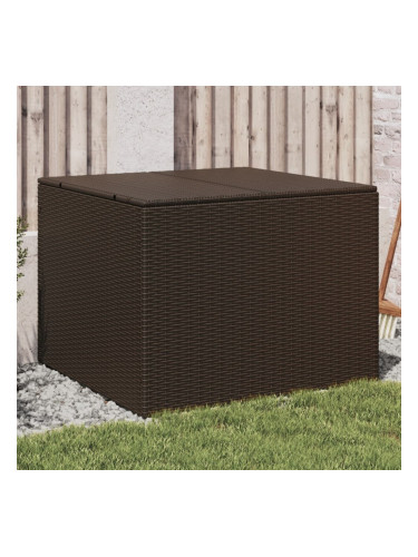 Sonata H Градински сандък за съхранение, кафяв, 291 л, полиратан