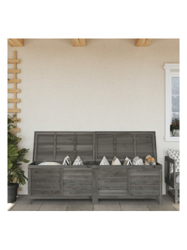 Sonata H Градинска ракла антрацит 198,5x50x56,5 см чам масив