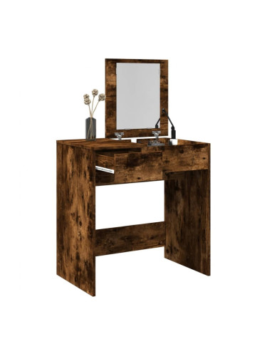 Sonata H Тоалетка с огледало, опушен дъб, 73x46,5x120 см