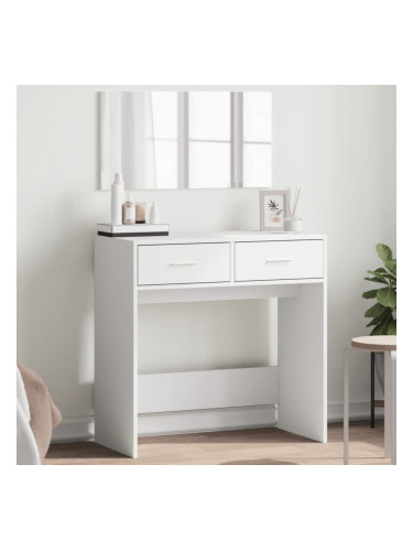 Sonata H Тоалетка с огледало, бяла, 80x39x80 см