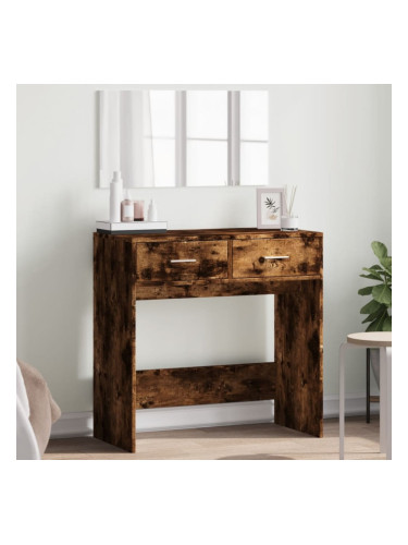 Sonata H Тоалетка с огледало, опушен дъб, 80x39x80 см