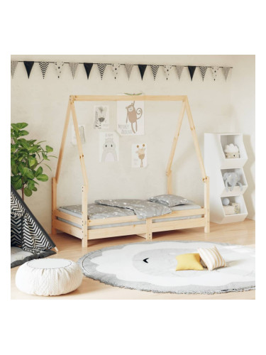 Sonata H Рамка за детско легло, 70x140 см, масивна борова дървесина
