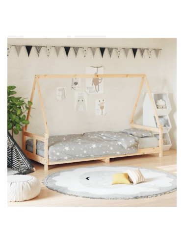 Sonata H Детска рамка за легло 80x200 см борово дърво масив