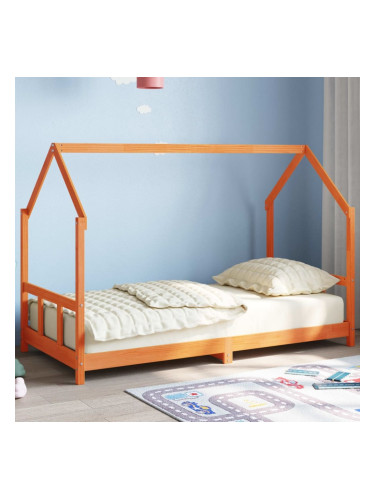 Sonata H Детска рамка за легло, восъчнокафяв, 90x190 см, бор масив