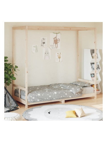Sonata H Детска рамка за легло 80x200 см борово дърво масив