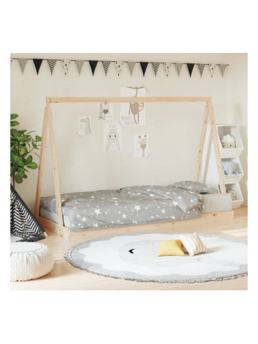 Sonata H Рамка за детско легло, 90x200 см, масивна чамова дървесина