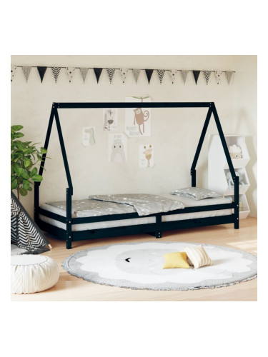 Sonata H Рамка за детско легло 80x200 см масивна борова дървесина