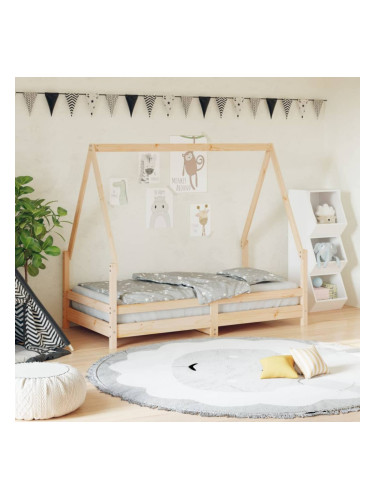 Sonata H Рамка за детско легло 80x160 см масивна борова дървесина