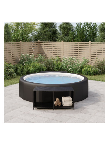 Sonata H Рафтове за съхранение 2 бр черен полиратан