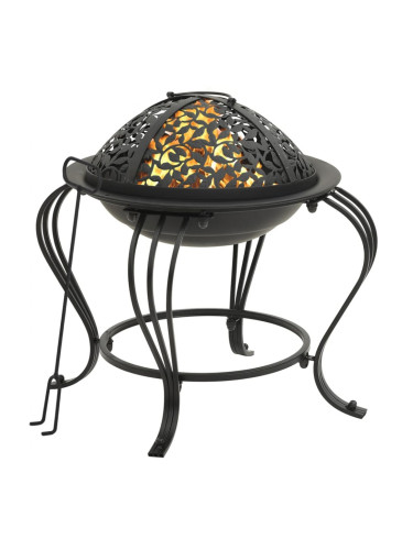 Sonata H Преносимо огнище с ръжен, 49 см, стомана