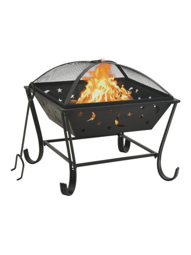 Sonata H Преносимо огнище с ръжен 62 см XXL стомана