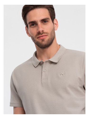 Ombre Men's pique knit polo shirt