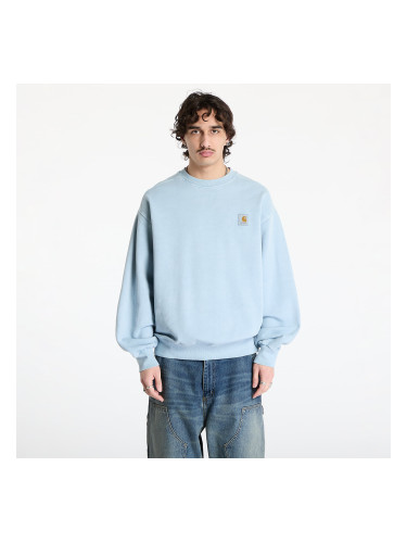 Суитшърт Carhartt WIP Vista Sweatshirt UNISEX Dusty Ice Garment Dyed XL