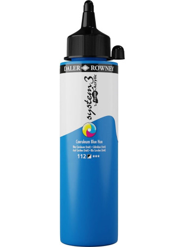 Daler Rowney System3 АКРИЛНА боя Coeruleum Blue Hue 250 ml 1 бр