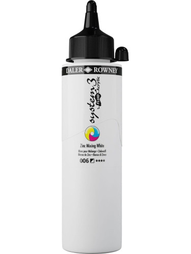 Daler Rowney System3 АКРИЛНА боя Zinc Mixing White 250 ml 1 бр