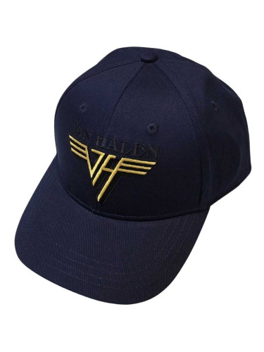 Van Halen Шапка Text & Yellow Logo Navy Blue