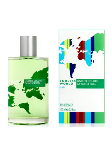 United Colors of Benetton Endless World EDT Тоалетна вода за мъже 100 ml