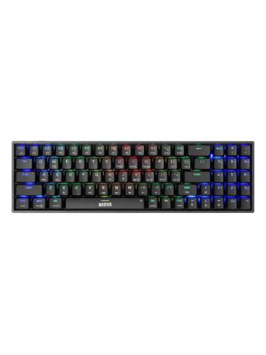  Механична клавиатура Marvo - KG956 Shogo 78 RGB, Marvo switch, черна