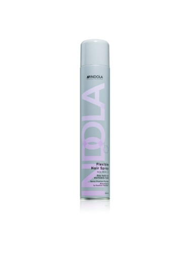 Indola Flexible Hair Spray лак за коса за естествена фиксация 500 мл.
