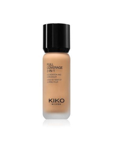 KIKO Milano Full Coverage 2-In-1 грим и коректор 2 в 1 цвят 40 Warm Beige 25 мл.