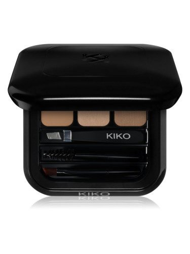 KIKO Milano Eyebrow Expert сет за перфектни вежди цвят 01 Blonde 2.4 гр.