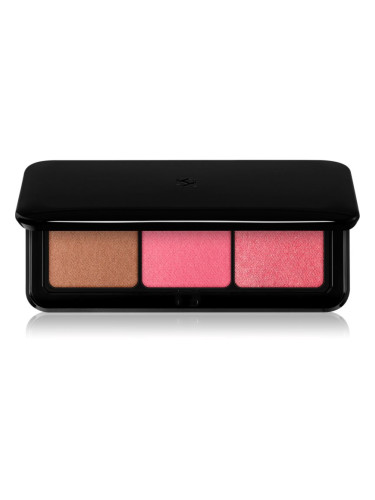 KIKO Milano Multi Finish Trio бронзираща пудра и руж цвят 03 - Pink 7 гр.