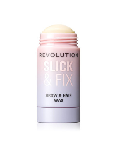 Makeup Revolution Slick & Fix Brow & Hair Stick восък за коса в стик 13 гр.