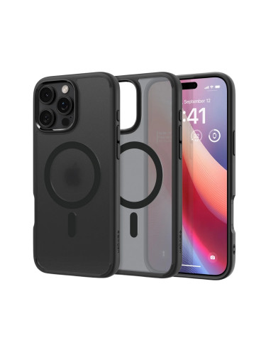 Оригинален кейс Spigen Ultra Hybrid Magsafe, За iPhone 16 Pro (6.3), Черен