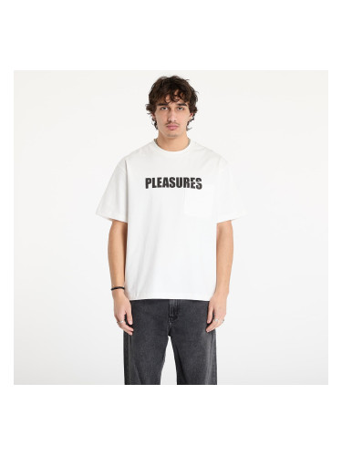 Тениска PLEASURES Impact Pocket Heavyweight Shirt White S