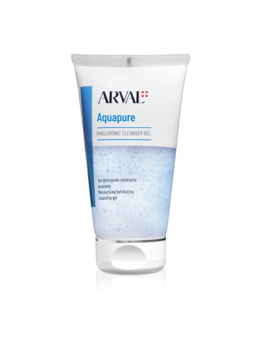 Arval Aquapure Hyaluronic cleanser gel деликатен ексфолиращ гел за перфектно почистена кожа 150 мл.
