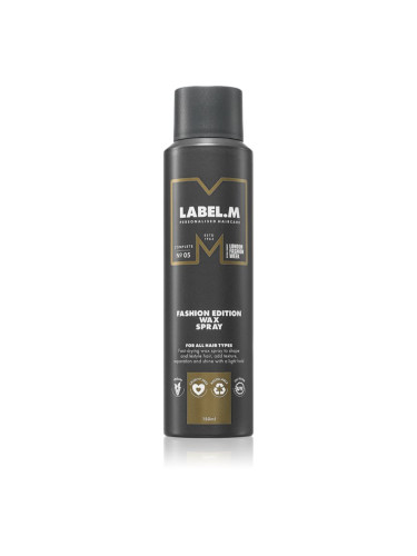 label.m Fashion Edition Wax Spray восък за коса в спрей 150 мл.