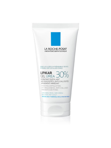 La Roche-Posay Lipikar Gel Urea 30% дълбоко хидратиращ гел за загрубяла кожа 50 мл.