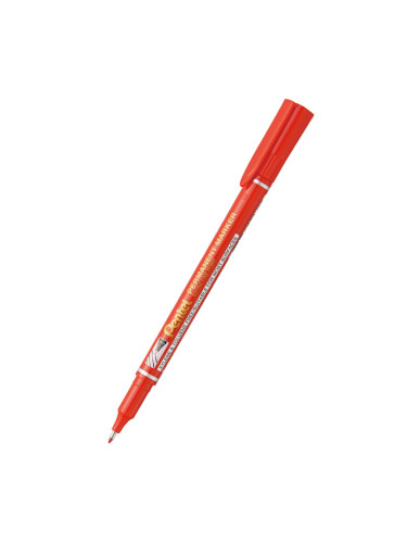 Перм. маркер Pentel OHP NF450 червен