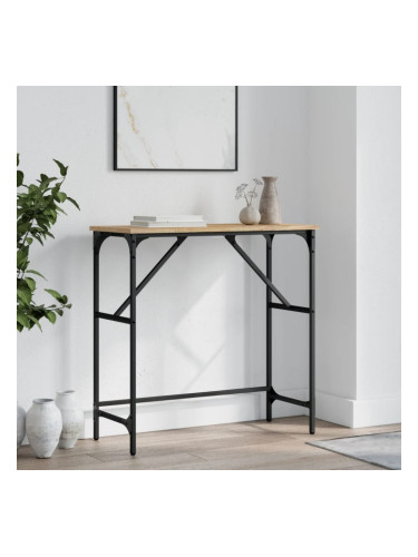 Sonata H Конзолна маса, дъб сонома, 75x32x75 см, инженерно дърво