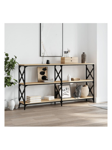 Sonata H Конзолна маса, дъб сонома, 156x28x80,5 см, инженерно дърво