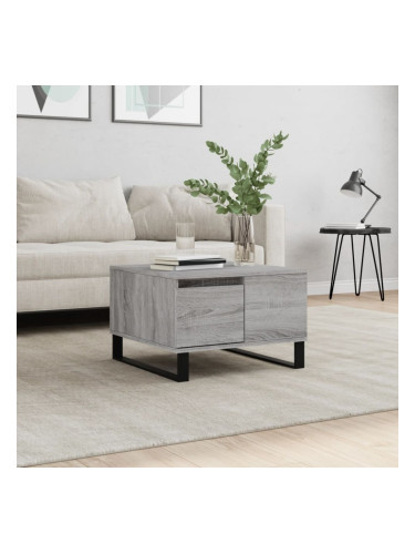 Sonata H Кафе маса, сив сонома, 55x55x36,5 см, инженерно дърво