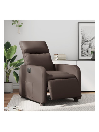 Sonata H Електрически наклоняем стол, кафяв, изкуствена кожа