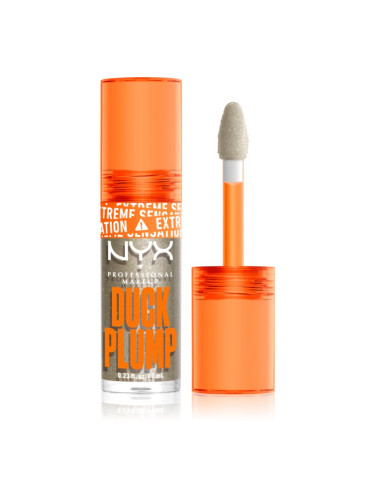 NYX Professional Makeup Duck Plump блясък за устни с увеличаващ ефект цвят Quazy Silver 7 мл.