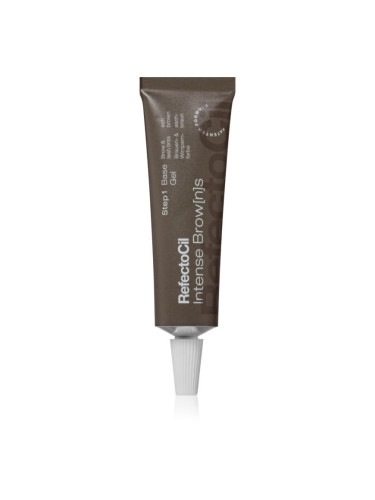 RefectoCil Intense Brow[n]s Base Gel боя за вежди и мигли с гел текстура цвят Ash Brown 15 мл.