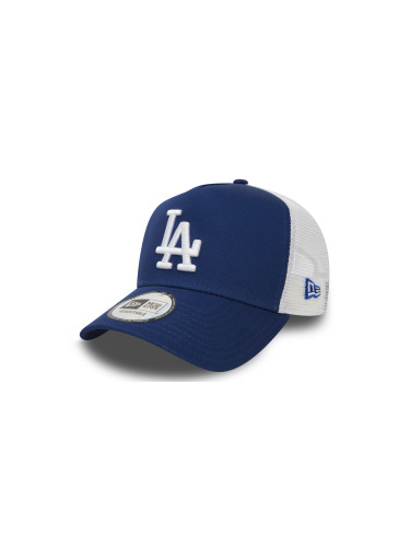 New Era LA Dodgers Clean Blue A-Frame Trucker Cap