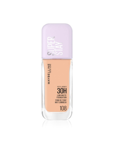 MAYBELLINE NEW YORK SuperStay Lumi-Matte лек фон дьо тен за дълготраен ефект цвят 108 35 мл.