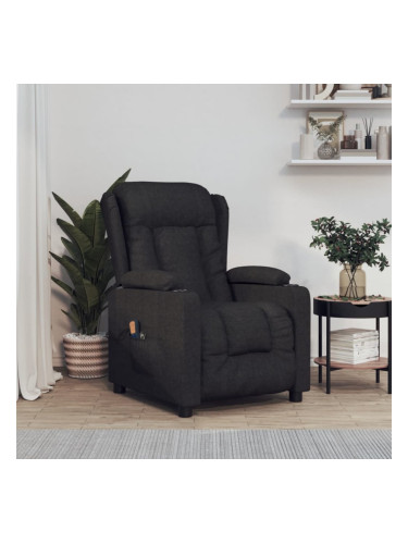 Sonata H Електрически масажен стол, черен, текстил