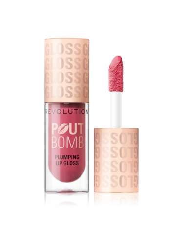 Revolution Pout Bomb блясък за устни с увеличаващ ефект цвят 4.6 мл.